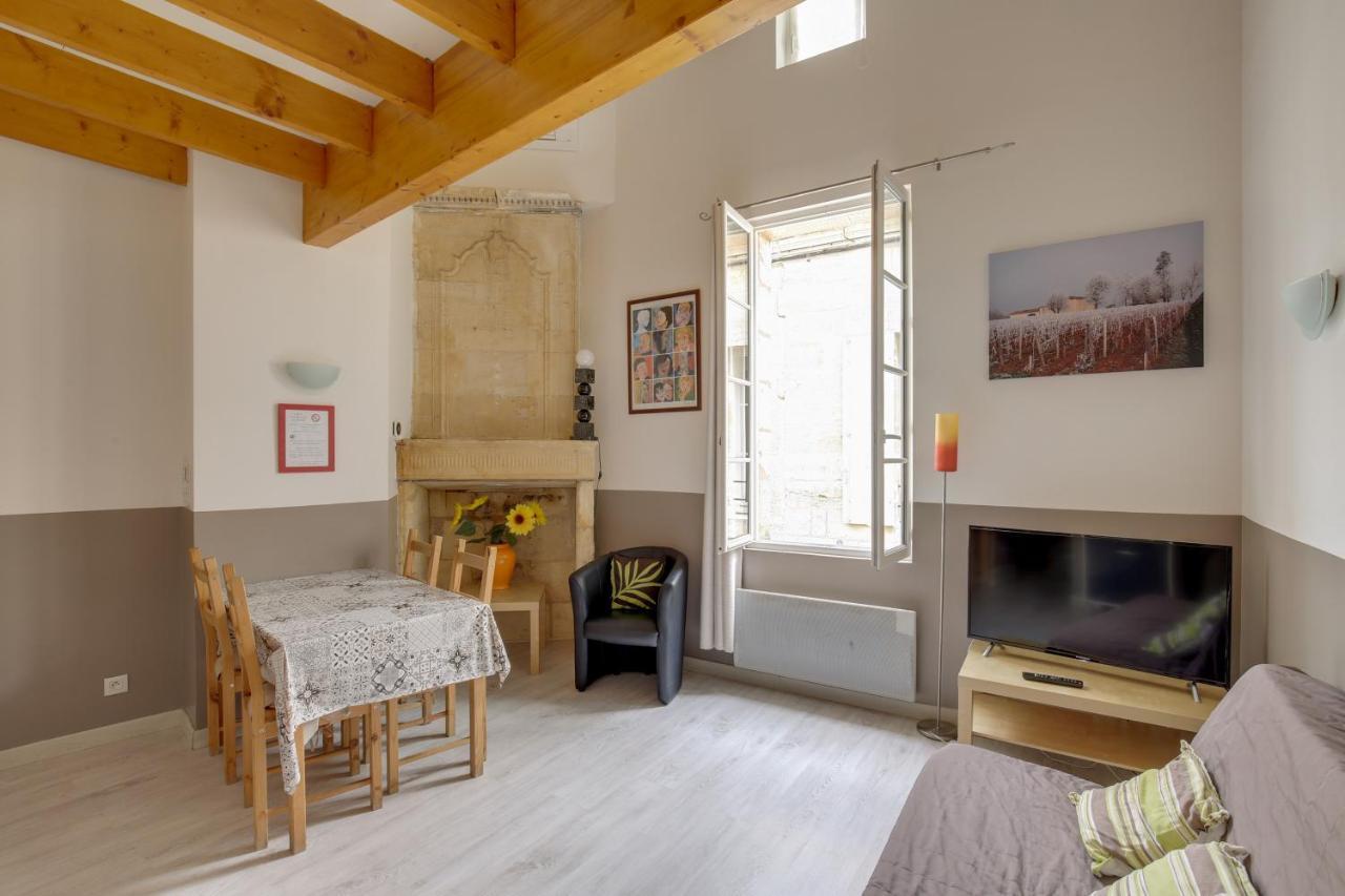 Logis Andraud Studios Saint-Émilion Buitenkant foto